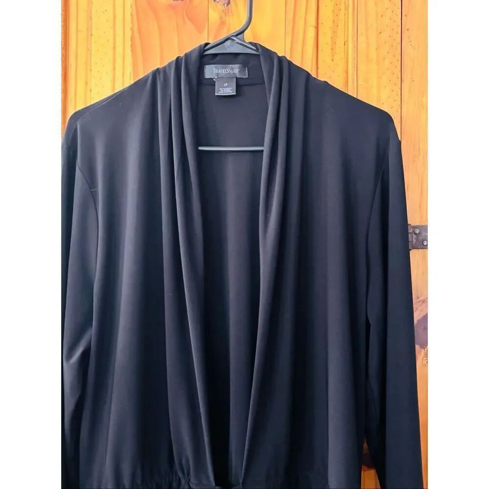 Travelsmith Drape Front Jacket - Picture 3 of 5